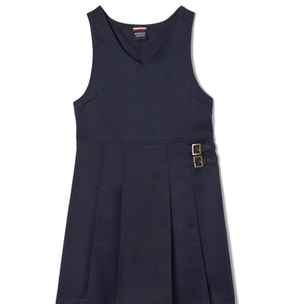 French Toast Dark Blue Sleeveless Dress